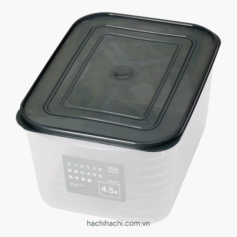 Hộp nhựa đựng thực phẩm Yamada 4.5L, trữ đông, trữ mát, dùng được lò vi sóng (Nhiều mẫu)-Giao mẫu ngẫu nhiên thương hiệu YAMADA