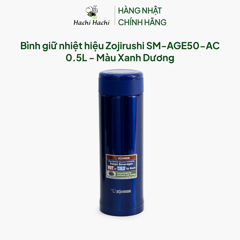 Bình giữ nhiệt hiệu Zojirushi SM-AGE50-AC - 0.5L - Màu Xanh Dương thương hiệu 