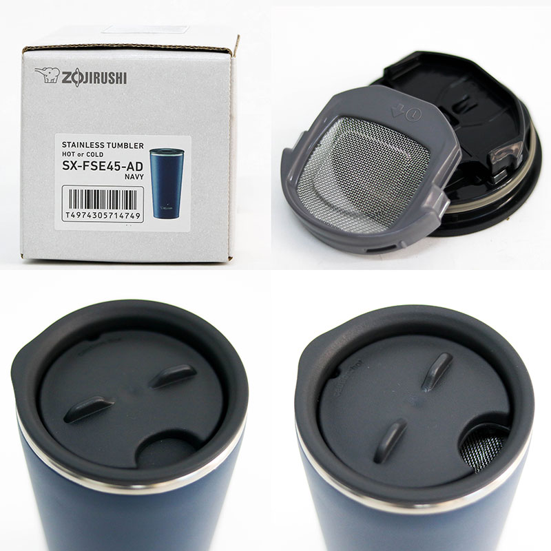 Ly giữ nhiệt Zojirushi SX-FSE45-AD - 0.45L - Màu xanh navy thương hiệu 