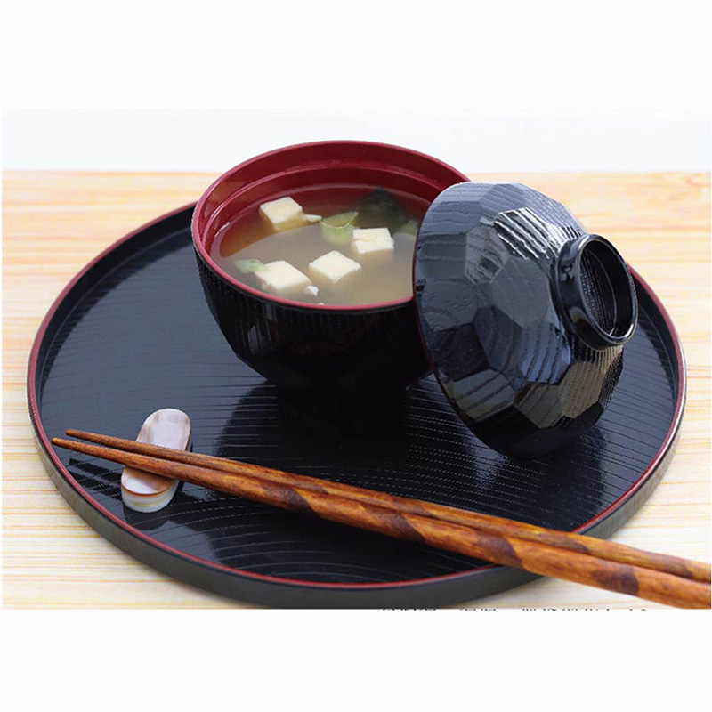 Chén bát nhựa đựng súp kiểu Nhật Bản có nắp Tanaka Hashi 9.2cm thương hiệu TANAKA HASHI