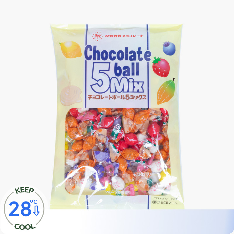 Kẹo Socola hoa quả TH Chocolate Ball 140g 