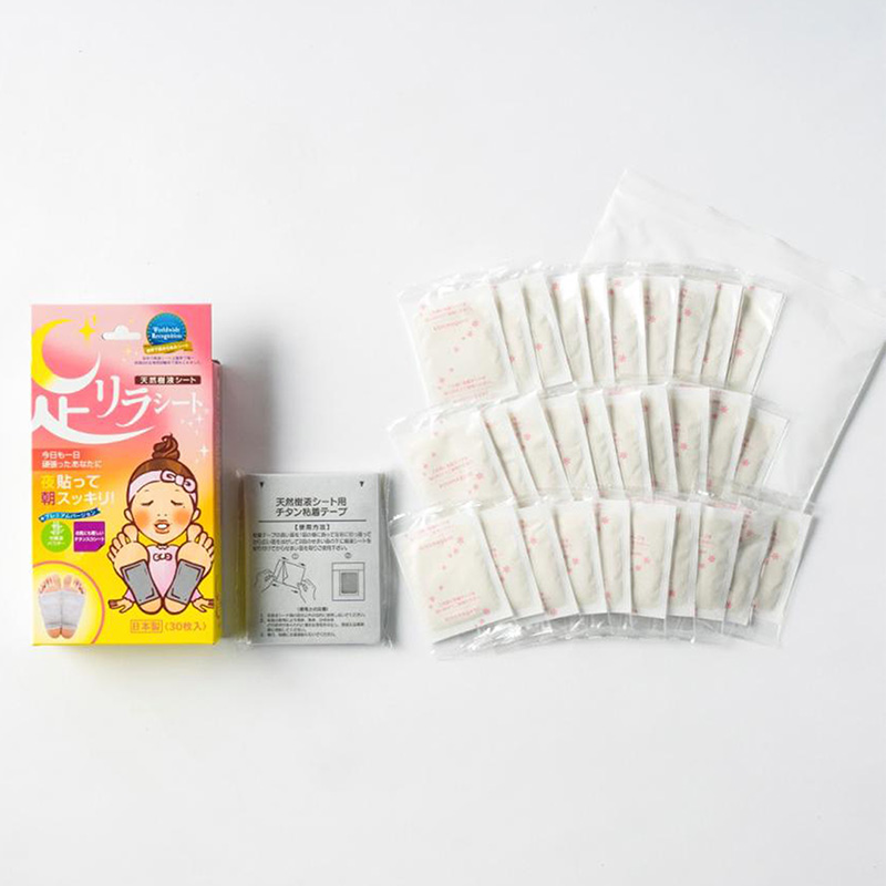 Miếng dán chân thư giãn giảm mỏi mệt Kinomegumi Titanium 30 miếng thương hiệu NAKAMURA