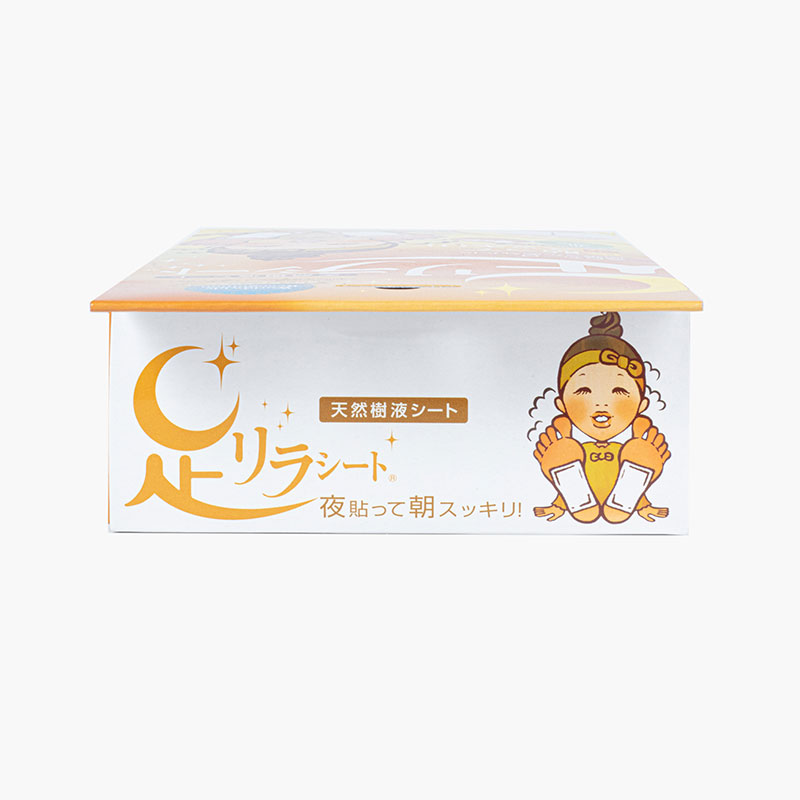 Miếng dán chân thư giãn giảm mỏi mệt Kinomegumi Gừng 30 miếng thương hiệu NAKAMURA