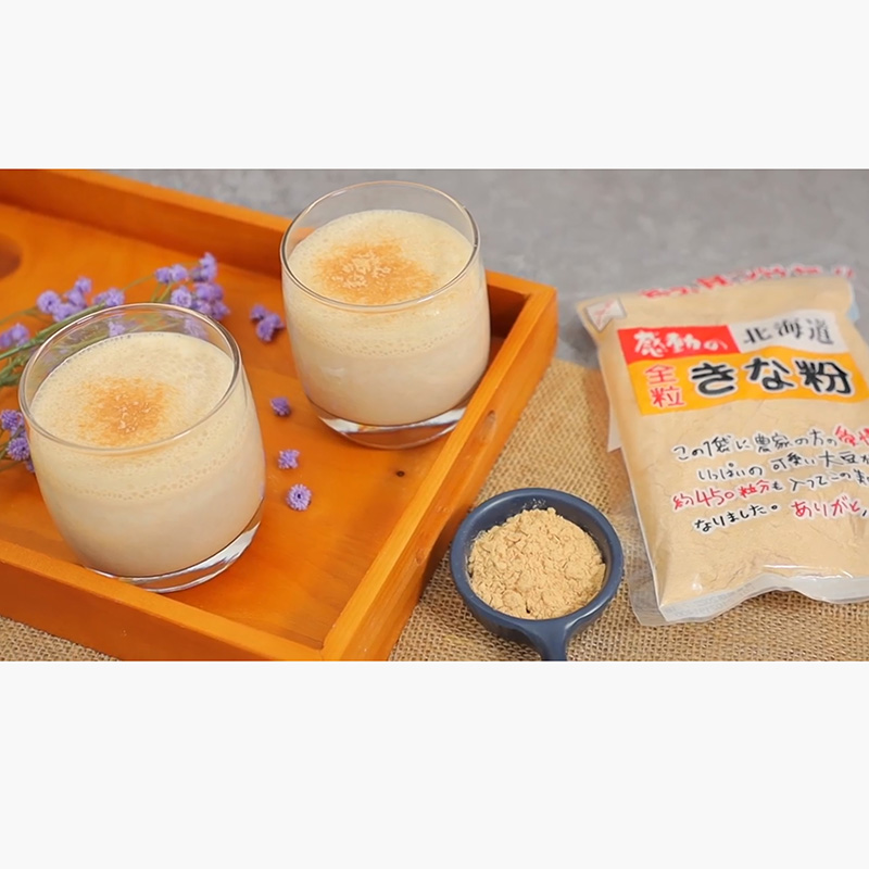 Bột đậu nành Kinako Hokkaido 145g, 100% đậu nành đặc sản Hokkaido thương hiệu NAKAMURA SHOKUHIN