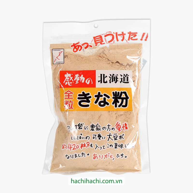 Bột đậu nành Kinako Hokkaido 145g, 100% đậu nành đặc sản Hokkaido
