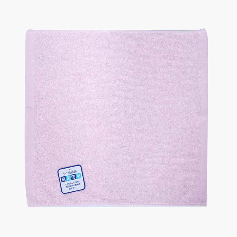 Khăn vải cotton kháng khuẩn khử mùi Nissen 34x35cm Original Towel SGK-113CP Pink thương hiệu NISSEN SHOKO