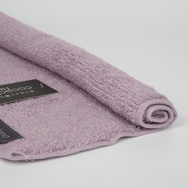 Khăn vải cotton Nissen 34x35cm, thấm hút nước gấp 4 lần, Cocochiena Luxe Violet CE-4016V thương hiệu NISSEN SHOKO