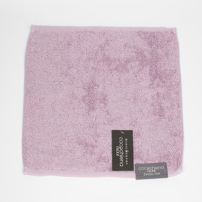 Khăn vải cotton Nissen 34x35cm, thấm hút nước gấp 4 lần, Cocochiena Luxe Violet CE-4016V thương hiệu NISSEN SHOKO