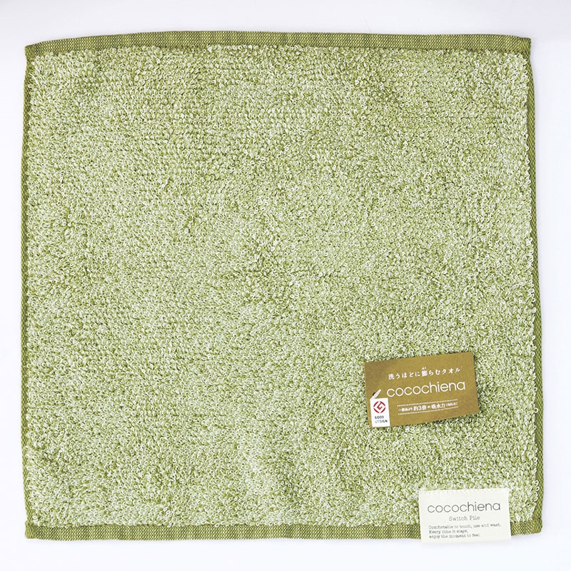 Khăn vải cotton siêu thấm hút Nissen 34x35cm Cocochiena CE-4010GR Green thương hiệu NISSEN SHOKO