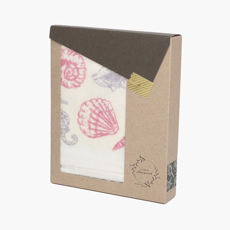 Khăn Tenugui cotton Nissen 34x90cm CP8004 Shell Shell FT1P CP-80041COL