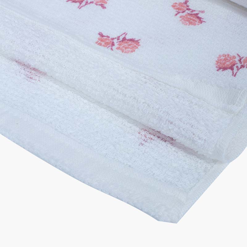 Khăn Tenugui cotton Nissen 34x90cm Sazanami SZ-4502P Pink  thương hiệu NISSEN SHOKO