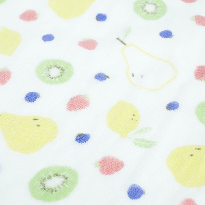 Khăn Tenugui cotton Nhật Bản Nissen 34x90cm Japanese Style Fruity JK-67171COL thương hiệu NISSEN SHOKO
