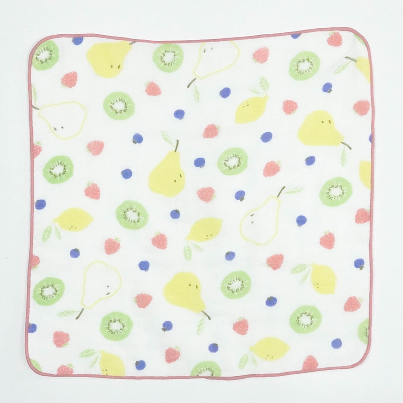 Khăn vải cotton Nhật Bản Nissen 30x30cm Japanese Style Fruity JK-47171COL thương hiệu NISSEN SHOKO