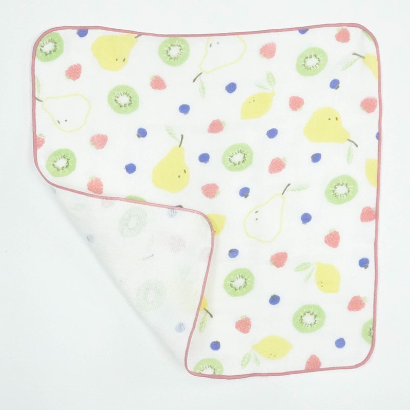 Khăn vải cotton Nhật Bản Nissen 30x30cm Japanese Style Fruity JK-47171COL thương hiệu NISSEN SHOKO