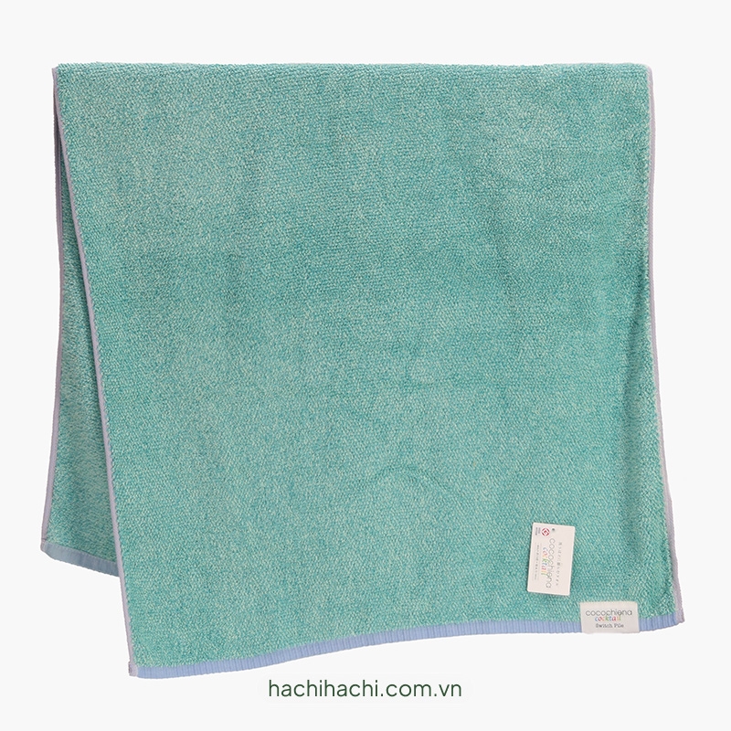 Khăn vải cotton Nissen thấm hút vượt trội 60x120cm Cocochiena Cocktail Blue thương hiệu NISSEN SHOKO