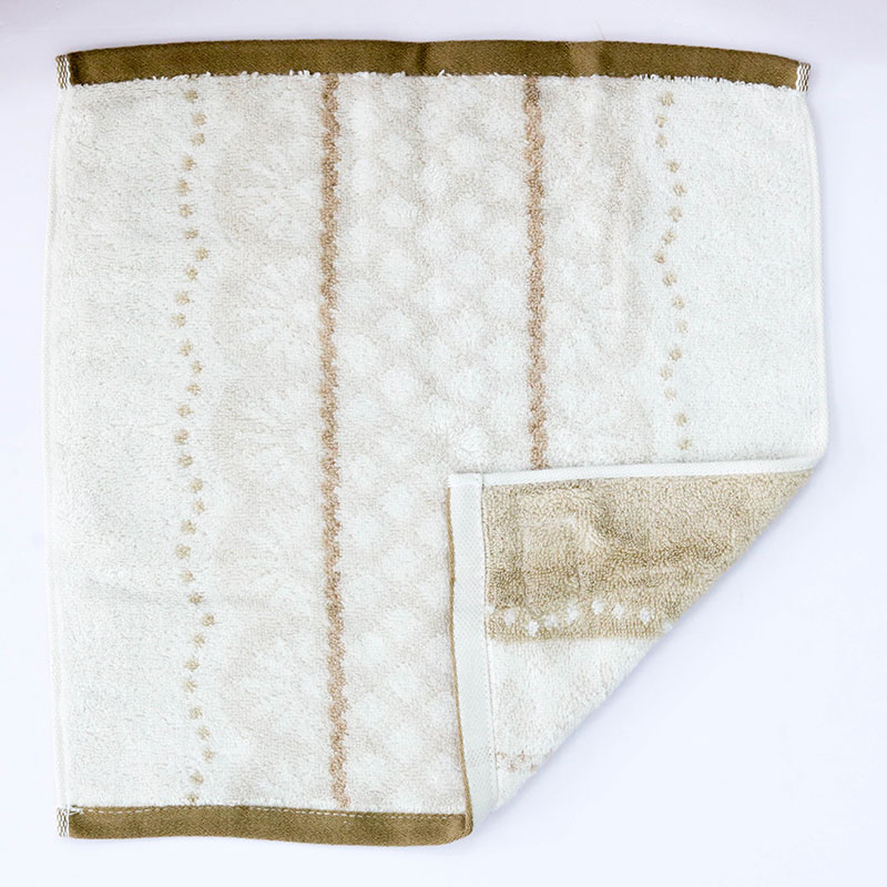 Khăn vải cotton Organic Nissen 34x35cm Antique Girly AG-3502IV Ivory thương hiệu NISSEN SHOKO