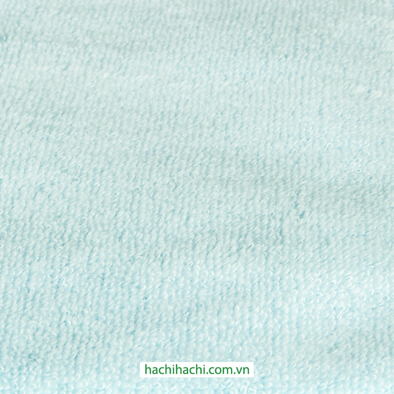 Khăn cotton cao cấp Nissen 34x82cm CE-8020BGR Cocochiena Blue Green, thấm hút nước gấp 3 lần thương hiệu NISSEN SHOKO