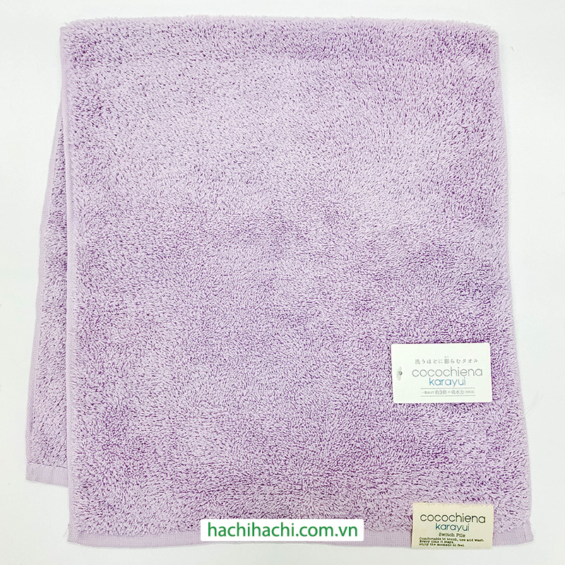 Khăn vải cotton Nissen 34x82cm CoCochiena CE-8020PU Purple thương hiệu NISSEN SHOKO