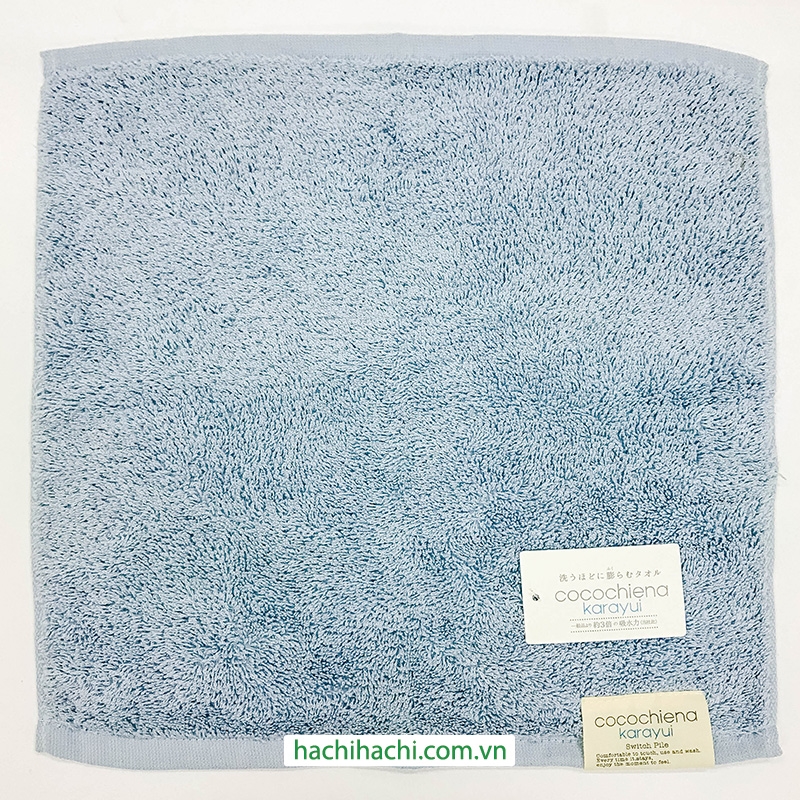 Khăn vải cotton Nissen 34x35cm CoCochiena CE-4020B Blue thương hiệu NISSEN SHOKO