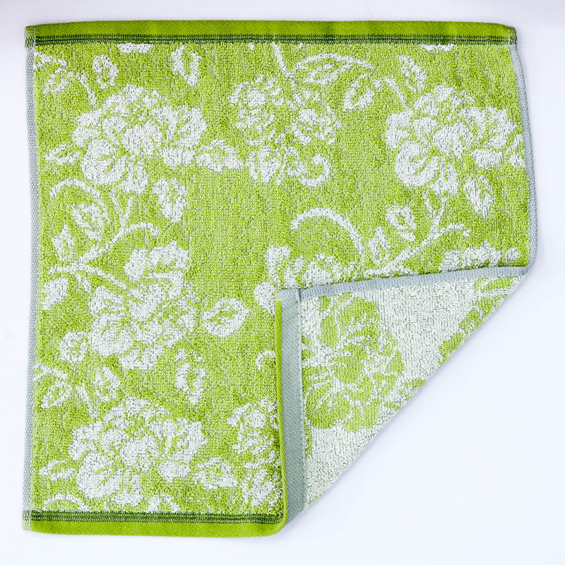 Khăn vải cotton Nissen 34x35cm Pom Pon  Isabella PP-2507GR Green thương hiệu NISSEN SHOKO