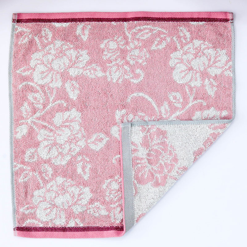 Khăn vải cotton Nissen 34x35cm Pom Pon  Isabella PP-2507P Pink thương hiệu NISSEN SHOKO