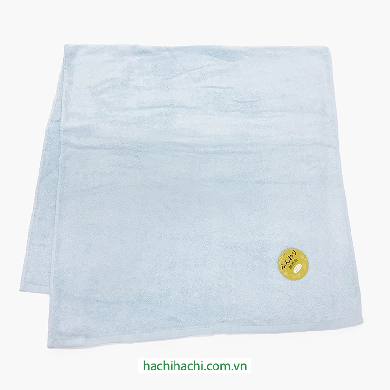 Khăn vải cotton cao cấp Nissen 60x120cm Fluffy Non-twiced Blue SVM-641CB thương hiệu NISSEN SHOKO