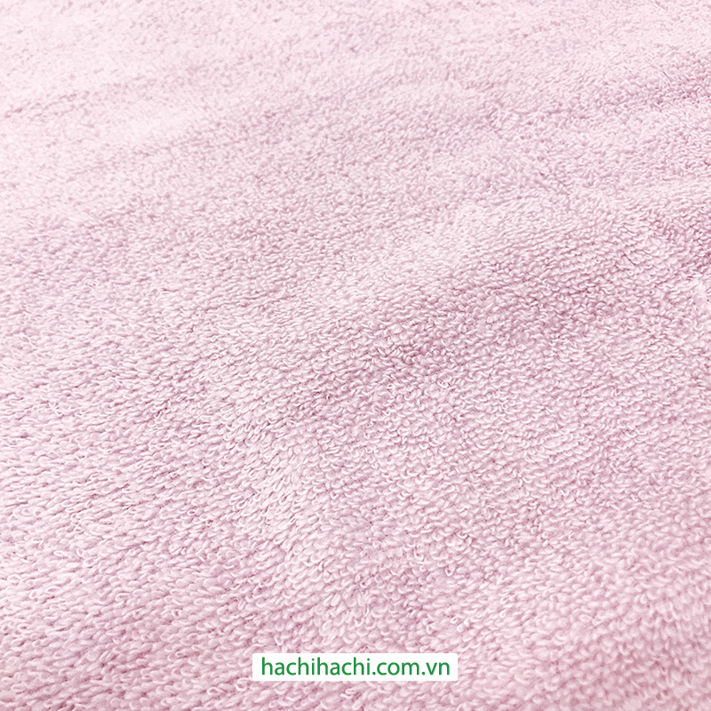 Khăn vải cotton cao cấp Nissen 60x120cm Fluffy Non-twiced Pink SVM-641CP thương hiệu NISSEN SHOKO