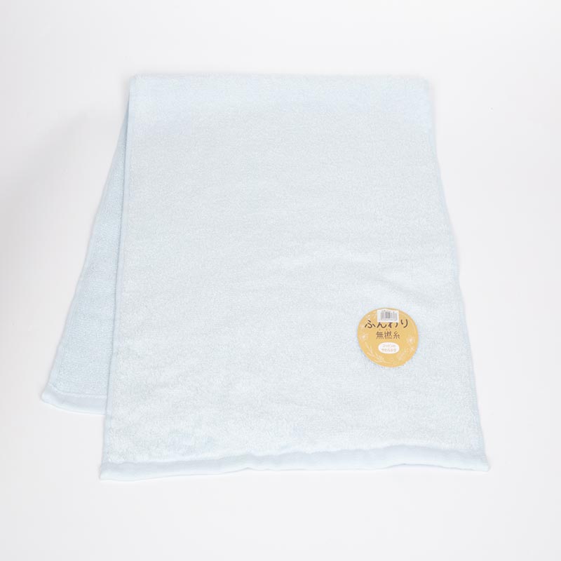 Khăn vải cotton Nissen 34x80cm Original Towel Fluffy Non-twist Yarn Blue SVM-221CB  thương hiệu NISSEN SHOKO