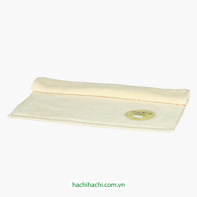 Khăn cotton cao cấp Nissen 34x35cm Fuwa Fuwa Untwisted Yellow