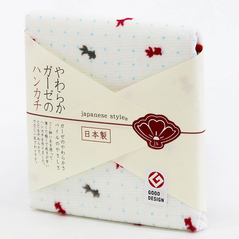Khăn vải cotton Nhật Bản Nissen 30x30cm Japanese Style Ryu Deme JS-41221COL.  thương hiệu NISSEN SHOKO