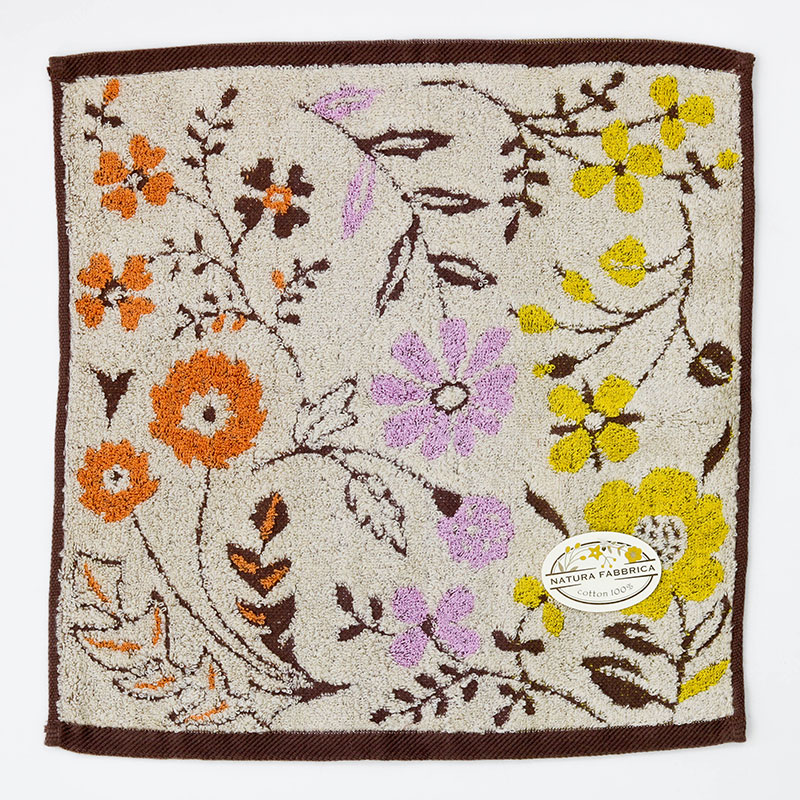 Khăn vải cotton Nissen 34x35cm Natura Fabbrica Frauwa Yellow thương hiệu NISSEN SHOKO