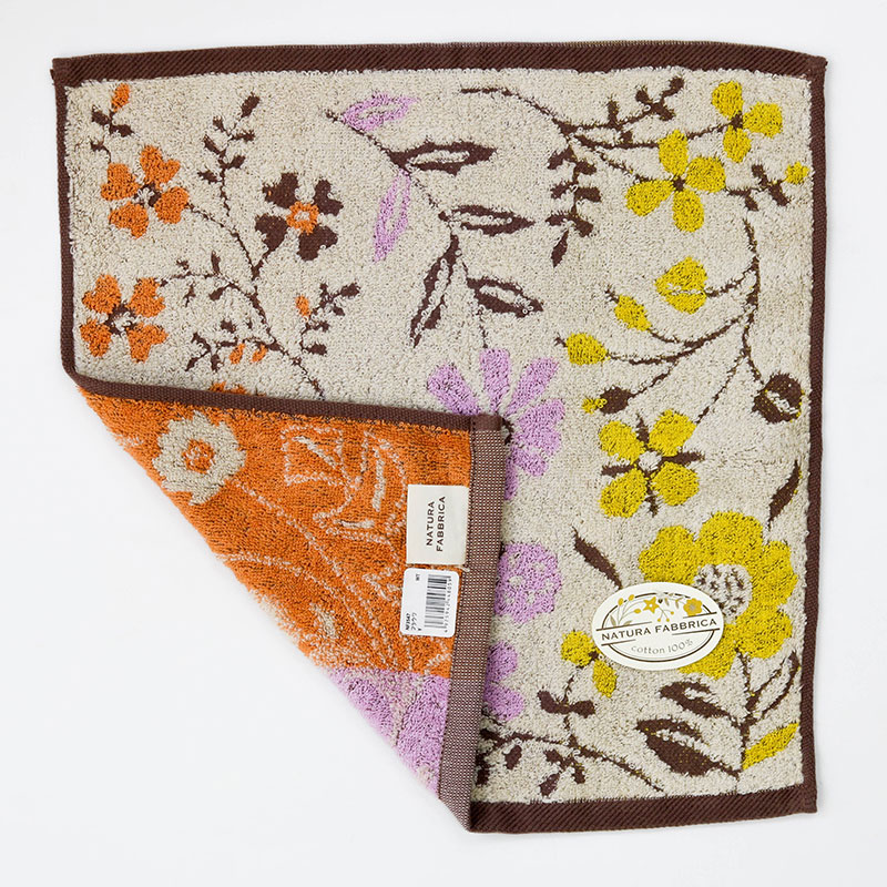 Khăn vải cotton Nissen 34x35cm Natura Fabbrica Frauwa Yellow thương hiệu NISSEN SHOKO