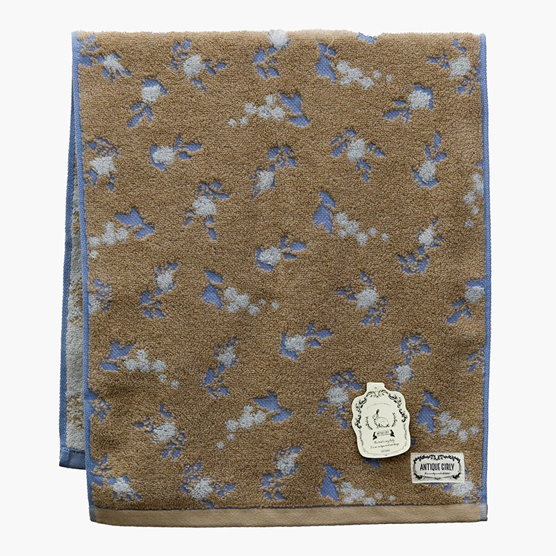 Khăn vải cotton Nissen 34x80cm Antique Girly Roselais Beige thương hiệu NISSEN SHOKO