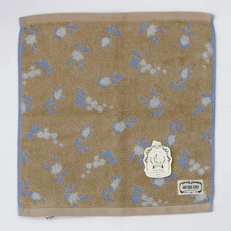 Khăn vải cotton Nissen 34x35cm Antique Girly Roselais Beige thương hiệu NISSEN SHOKO