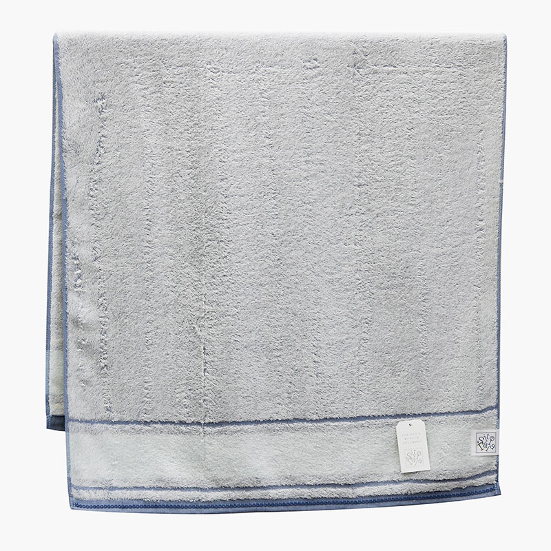 Khăn vải cotton Nissen 60x120cm Itosarari Muji Blue thương hiệu NISSEN SHOKO