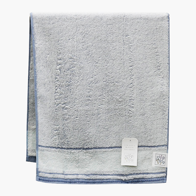 Khăn vải cotton Nissen 34x80cm Itosarari Muji Blue thương hiệu NISSEN SHOKO