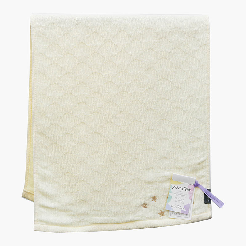 Khăn vải cotton Nissen 34x80cm Yurufe Ibul Yellow thương hiệu NISSEN SHOKO