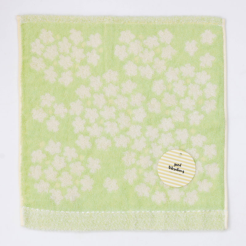 Khăn vải cotton Nhật Bản Nissen 33x34cm Imabari Good Vibration Elder Green thương hiệu NISSEN SHOKO