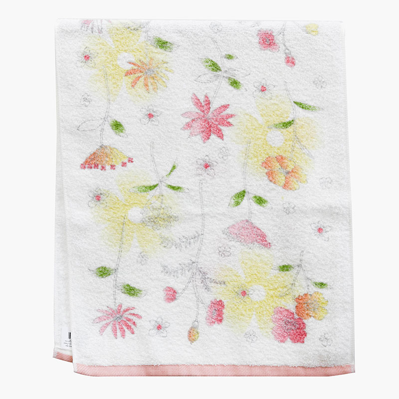 Khăn vải cotton Nhật Bản Nissen 34x84cm Senshu Towel Print Pattern Blue+Pink  (Nhiều mẫu)-Giao mẫu ngẫu nhiên thương hiệu NISSEN SHOKO
