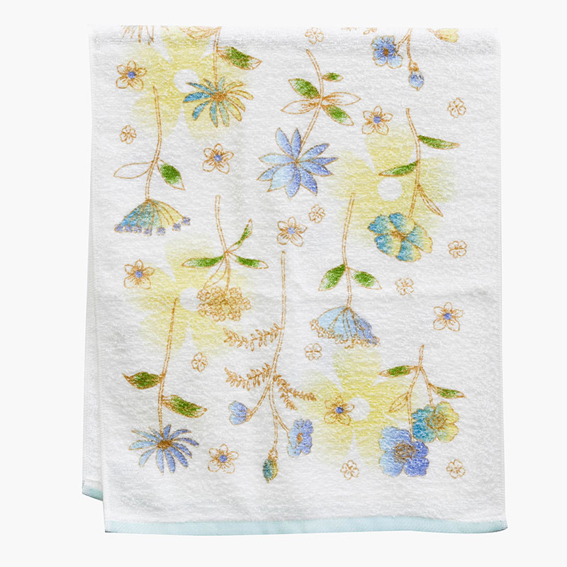 Khăn vải cotton Nhật Bản Nissen 34x84cm Senshu Towel Print Pattern Blue+Pink  (Nhiều mẫu)-Giao mẫu ngẫu nhiên thương hiệu NISSEN SHOKO