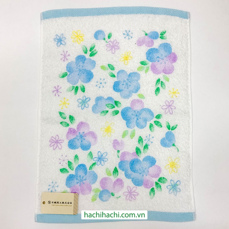 Khăn vải cotton Nissen 34x40cm T-0909B+P MIX Blue/Pink (Nhiều mẫu)-Giao mẫu ngẫu nhiên thương hiệu NISSEN SHOKO