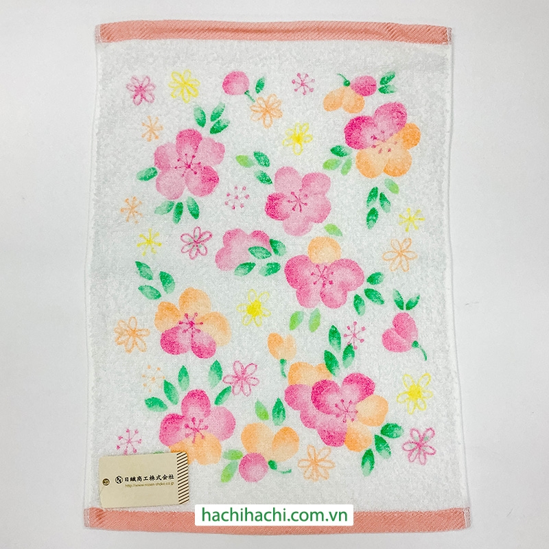 Khăn vải cotton Nissen 34x40cm T-0909B+P MIX Blue/Pink (Nhiều mẫu)-Giao mẫu ngẫu nhiên thương hiệu NISSEN SHOKO