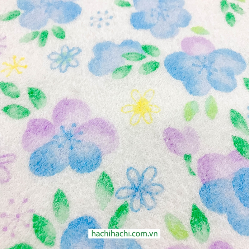 Khăn vải cotton Nissen 34x40cm T-0909B+P MIX Blue/Pink (Nhiều mẫu)-Giao mẫu ngẫu nhiên thương hiệu NISSEN SHOKO