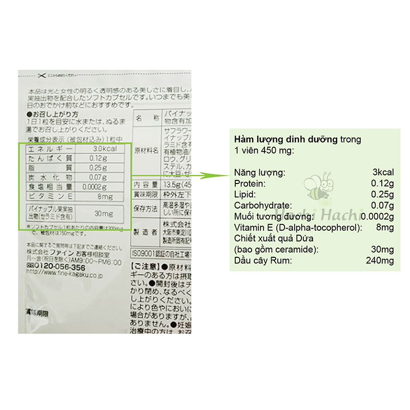 TPBVSK: Viên uống UV care plus 30 viên, hạn chế lão hóa da, giúp da sáng mịn thương hiệu FINE JAPAN