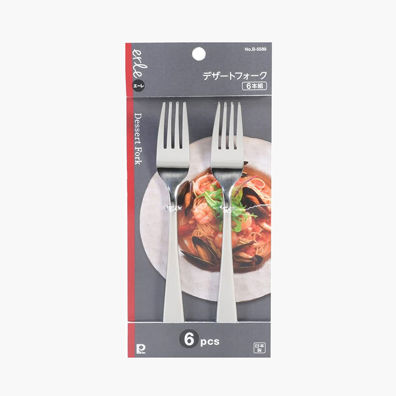 Nĩa inox Nhật Bản Pearl Metal 17.5cm (6 cái)