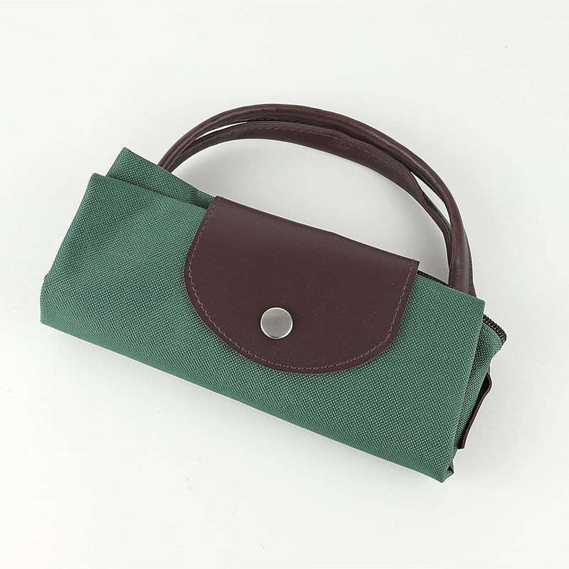 Túi Tote gấp gọn có quai xách 42x33cm (Xanh rêu) thương hiệu PEARL METAL