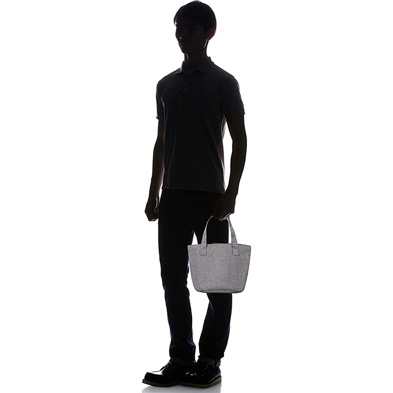 Túi đựng hộp cơm giữ nhiệt 27.5x20cm (Xám) thương hiệu PEARL METAL