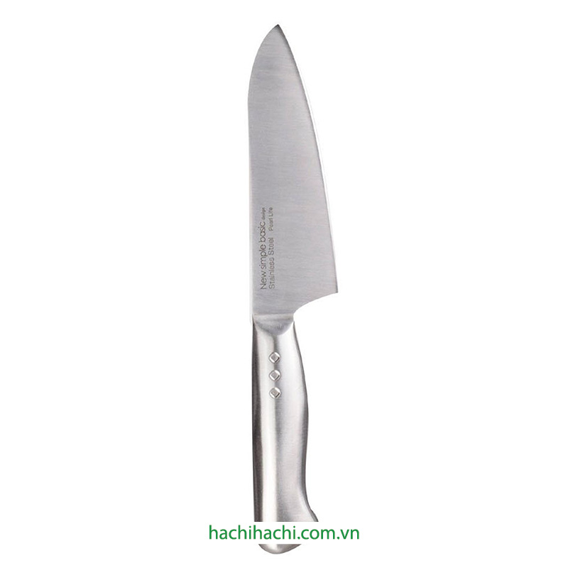 Dao bếp inox nguyên khối Pearl Metal Santoku lưỡi 14cm thương hiệu PEARL METAL