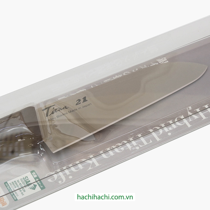 Dao bếp Titan ion bạc kháng khuẩn Forever lưỡi 14cm thương hiệu FOREVER