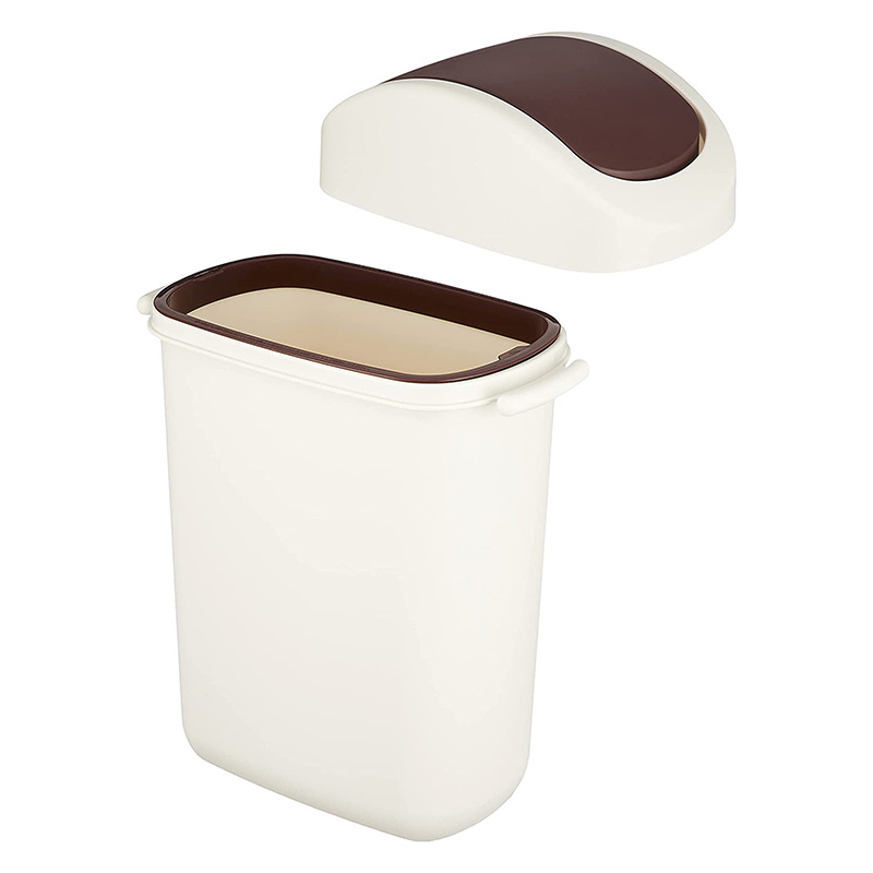 Thùng rác nắp xoay 10L (Nâu) thương hiệu PEARL METAL